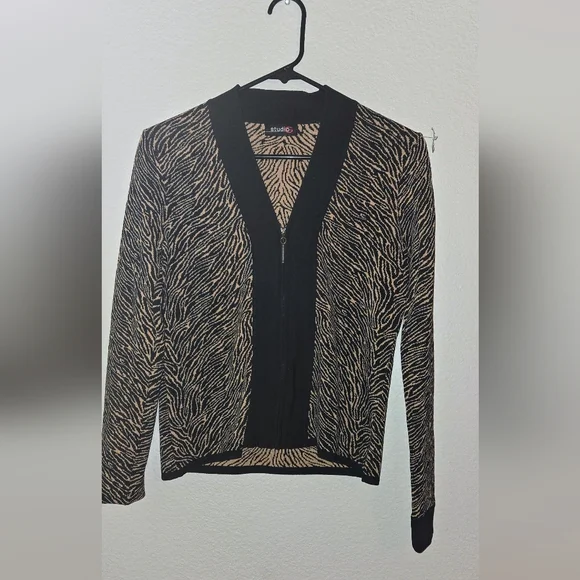 Cardigan tiger print ,studio G size M es elástico - Picture 4 of 4